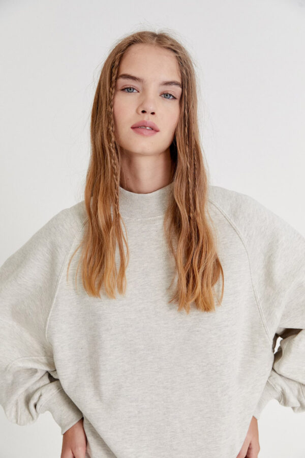 ⁦Long Sleeve Sweatshirt Dress⁩ - الصورة ⁦3⁩