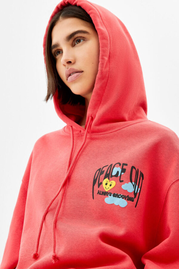 ⁦Rose Printed Hoodie⁩ - الصورة ⁦3⁩