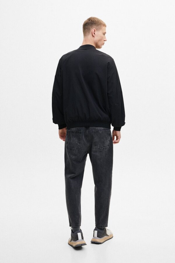 ⁦Lightweight Zipped Bomber Jacket⁩ - الصورة ⁦2⁩
