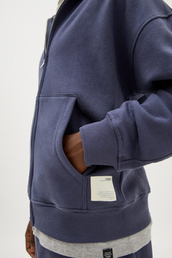 ⁦Oversize Hoodie With Zipper⁩ - الصورة ⁦3⁩