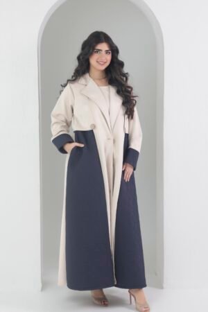 عباية سفره شتوي خامة شاموا جاكيت مع درس