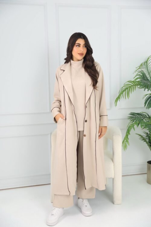 بدلة سفره شتوي 3 قطع خامة شاموا