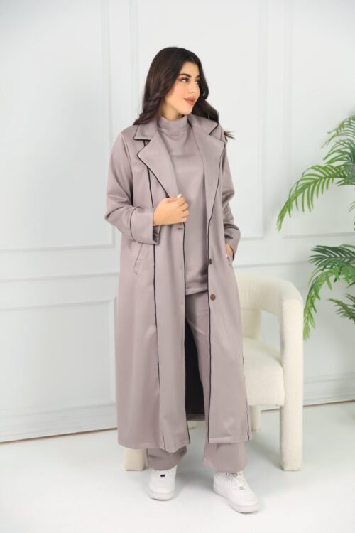 بدلة سفره شتوي 3 قطع خامة شاموا