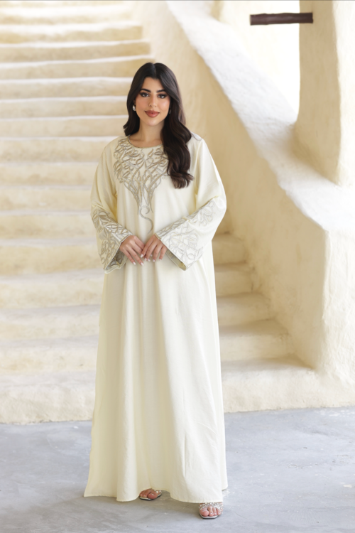 دراعة نسائي خامة ممتاز تطريز مع كريستال